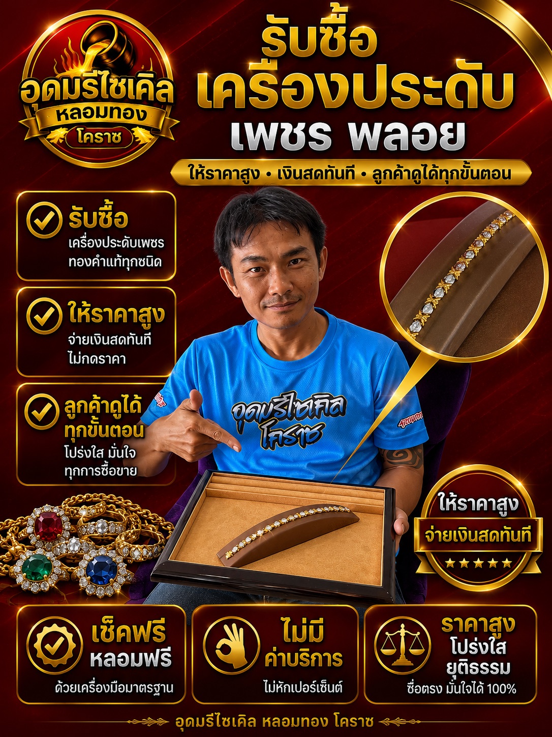 ผลงานรับซื้อแหวนเพชรและเครื่องประดับเพชรพลอย